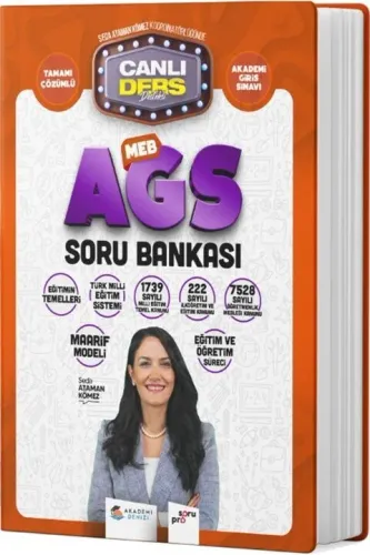 Akademi Denizi MEB AGS Eğitim ve Eğitim Mevzuatı Soru Bankası