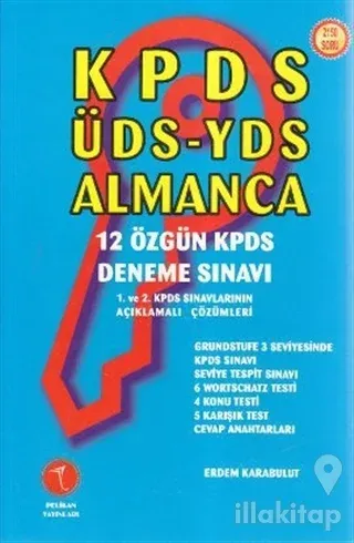 KPDS - ÜDS - YDS Almanca 12 Özgün KPDS Deneme Sınavı