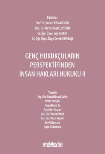 Genç Hukukçuların Perspektifinden İnsan Hakları Hukuku 2