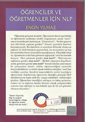 Öğrenciler ve Öğretmenler İçin NLP Engin Yılmaz Sistem Yayıncılık %53 