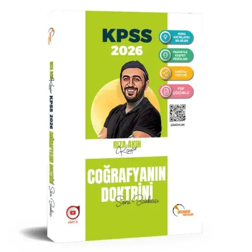Doktrin Yayınları 2026 KPSS Coğrafyanın Doktrini Soru Bankası Çözümlü