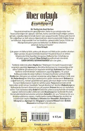 İlber Ortaylı Seyehatnamesi İlber Ortaylı Timaş Yayınları %50 indiriml