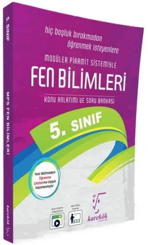 Karekök Yayınları 5.Sınıf Fen Bilimleri MPS Konu Anlatımı ve Soru Bankası
