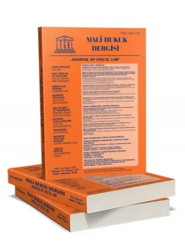 Legal Mali Hukuk Dergisi 2023 Yılı Aboneliği (12 Sayı)