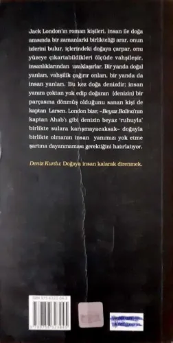 Deniz Kurdu Jack London Bordo Siyah