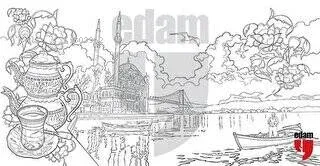 Boyama Kâğıdı - Ortaköy (20’li Paket)