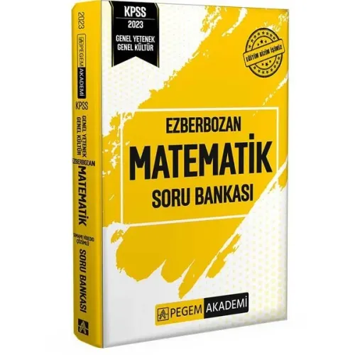 2023 Ezberbozan KPSS Genel Yetenek Genel Kültür Matematik
