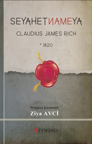 SEYAHETNAMEYA CLAUDIUS JAMES RICH 1820