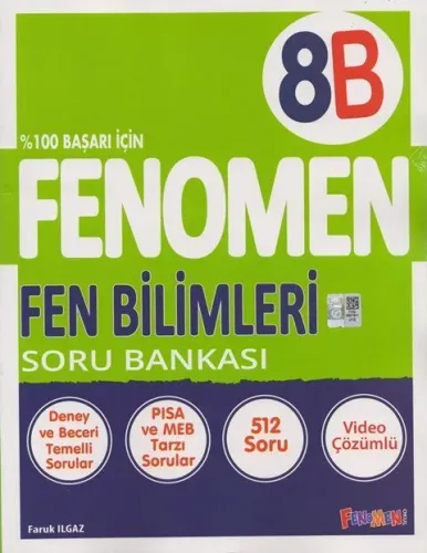 Fenomen 8. Sınıf Fen Bilimleri Soru Bankası B