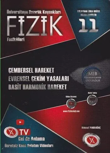 Fizik Fasikülleri 11 Çembersel Hareket-Evrensel Çekim Yasaları-Basit Harmonik Hareket YENİ