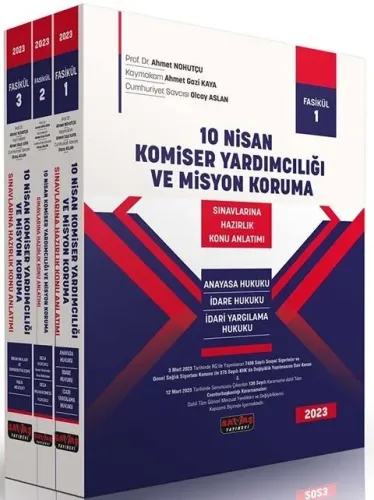 Savaş Yayınları 10 Nisan  Komiser Yardımcılığı  ve  Misyon Koruma Sınavlarına  Hazırlık Konu Anlatımı