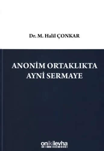 Anonim Ortaklıkta Ayni Sermaye