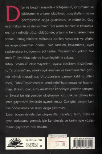 Nar Taneleri / Gayriresmi Portreler Sezai Sarıoğlu İletişim Yayınları 
