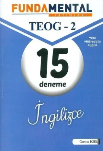Fundamental 8. Sınıf TEOG 2 İngilizce 15 Deneme
