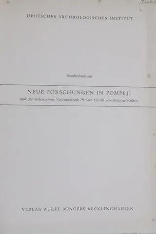 Neue Forschungen In Pompeji