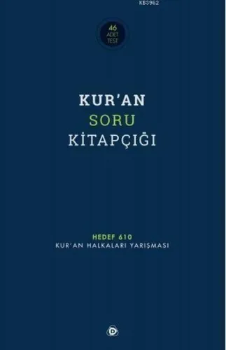 Kur'an Soru Kitapçığı; Hedef 610 - Kur'an Halkaları Yarışması