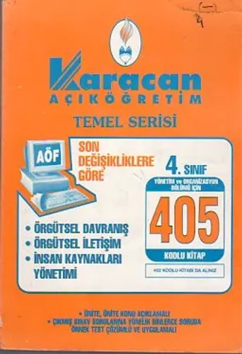 4. Sınıf 405 Nolu Kitap