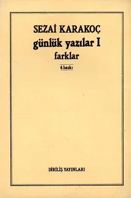 Günlük Yazılar 1 Farklar 1986 4. Baskı