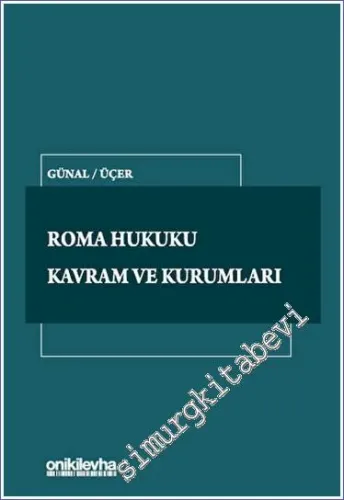 Roma Hukuku Kavram ve Kurumları -         2023