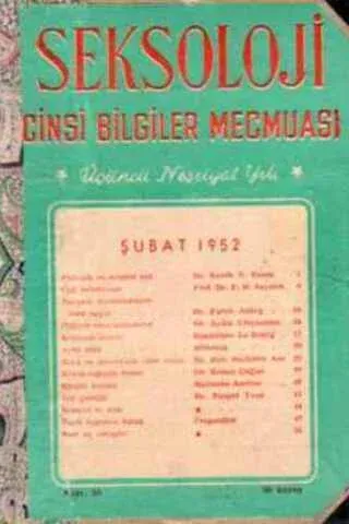 Seksoloji Cinsi Bilgiler Mecmuası
