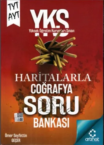 Artınet TYT AYT Haritalarla Coğrafya Soru Bankası