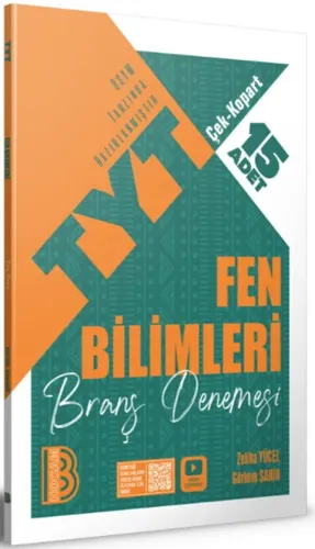 Benim Hocam Yayınları 2026 TYT Fen Bilimleri 15'li Branş Deneme