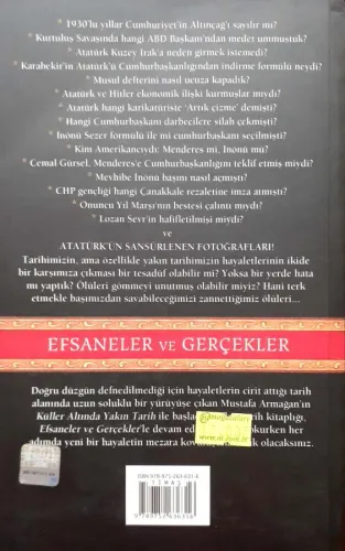 Efsaneler ve Gerçekler Küller Altında Yakın Tarih3 Mustafa Armağan Tim
