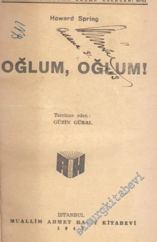 Oğlum, Oğlum -