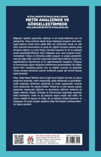 Dijital Beşerî Bilimler Araçlarının Metin Analizinde ve Görselleştirme Dijital Beşerî Bilimler Araçlarının Metin Analizinde ve Görselleştirme
