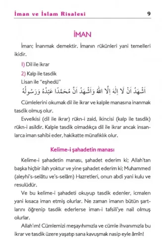 İman İslam Risalesi