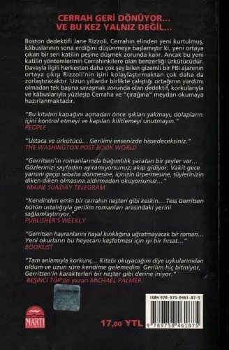 Çırak Tess Gerritsen Martı Yayınevi %47 indirimli