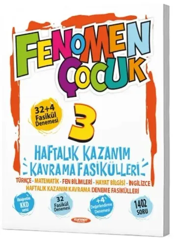 Kurmay ELT 3. Sınıf Tüm Dersler Fenomen Çocuk Haftalık Kazanım Kavrama