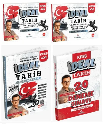 Dizgi Kitap Yayınları 2026 KPSS İdeal Tarih Konu Anlatımı Soru Bankası