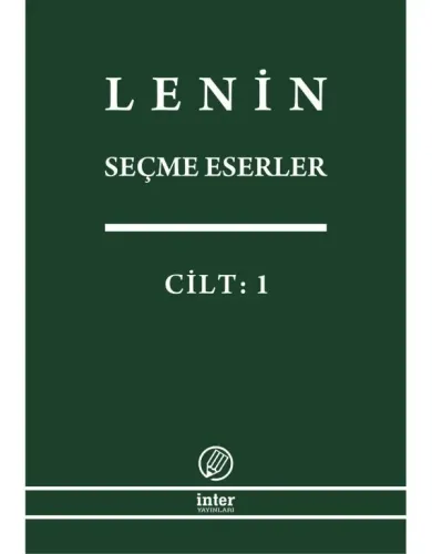Seçme Eserler Cilt 1