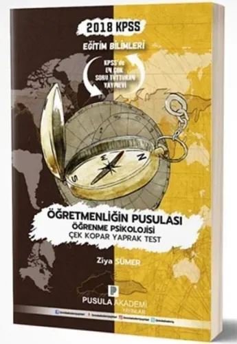 Pusula Akademi KPSS Eğitim Bil. Öğretmenliğin Pusulası Öğrenme Psikolojisi Çek Kopar Yaprak Test 201