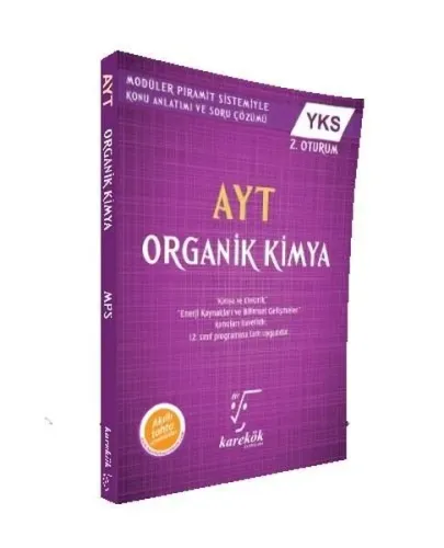AYT Organik Kimya Konu Anlatım Karekök Eğitim Yayın 9786257154116