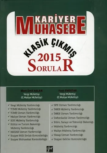 Gazi Kariyer Muhasebe Klasik Çıkmış Sorular 2015 - Mert Ümit Aslan, Fa