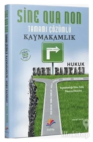 Sine Qua Non Tamamı Çözümlü Hukuk Soru Bankası