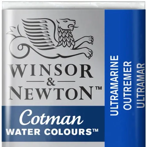 Winsor & Newton Cotman Sulu Boya Yarım Tablet Ultramarine 660