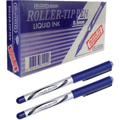 Aihao Roller Tip Kalem Mavi 12'li