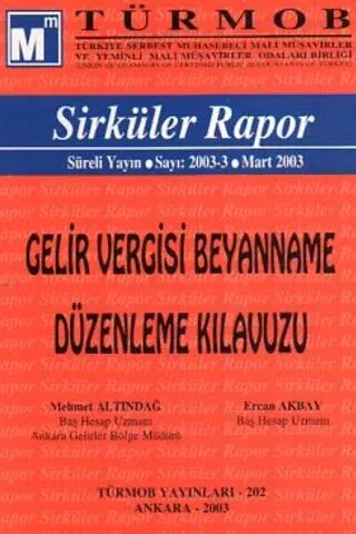 Türmob Sirküler Rapor 2003/3