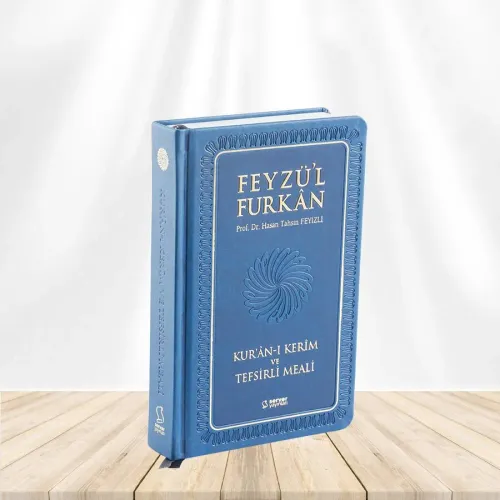 Feyzü'l Furkan Kuran-ı Kerim ve Tefsirli Meali (Orta Boy Ciltli) Lacivert