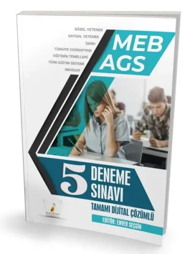 Pelikan Yayınları MEB - AGS Hazırlık 5 Deneme Sınavı Tamamı Dijital Çö