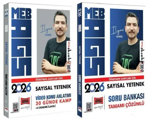 Yargı Yayınları 2026 MEB-AGS Sayısal Yetenek 30 Günde Kamp Video Konu Anlatımı ve Soru bankası 2'li Set