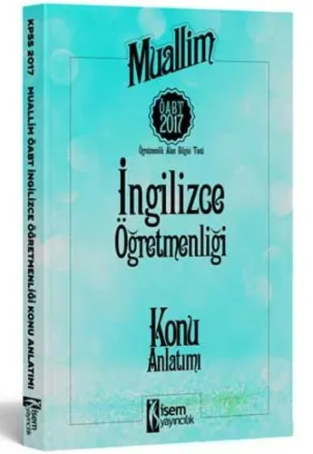 Isem ÖABT Muallim İngilizce Öğretmenliği Konu Anlatımı
