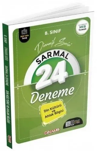 Dinamo Yayınları 8. Sınıf Din Kültürü ve Ahlak Bilgisi Dinamik Sarmal 24 Deneme