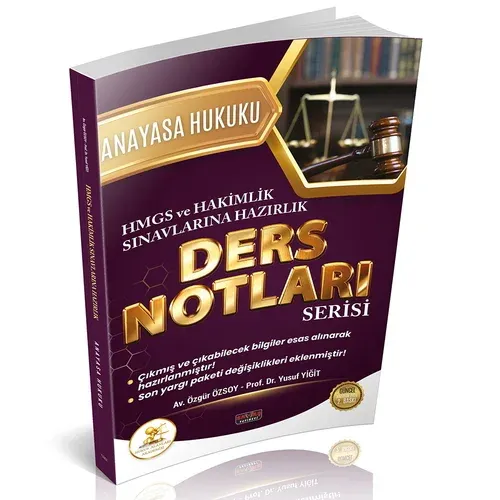 HUKAL HMGS-HAKİMLİK Anayasa Hukuku Ders Notları