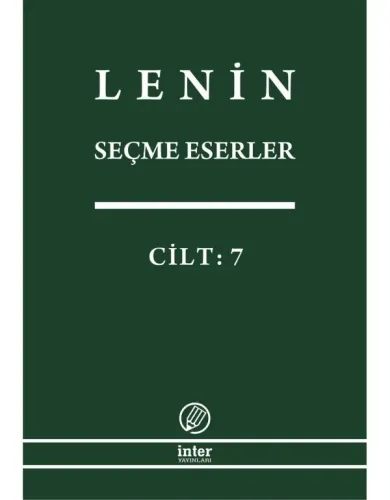 Seçme Eserler Cilt 7