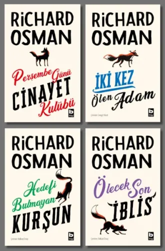 Perşembe Günü Cinayet Kulübü Serisi (4 kitaplık set) Richard Osman