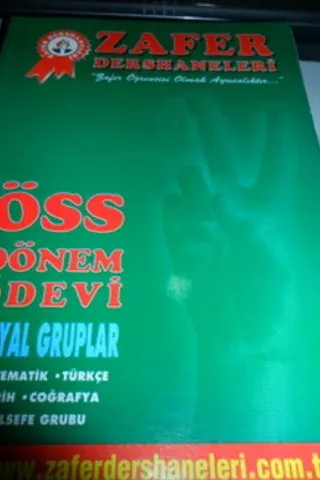 ÖSS Dönem Ödevi Sosyal Gruplar